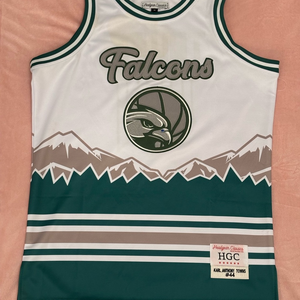 Nostalgia Falcons Kids Jersey - Green and White